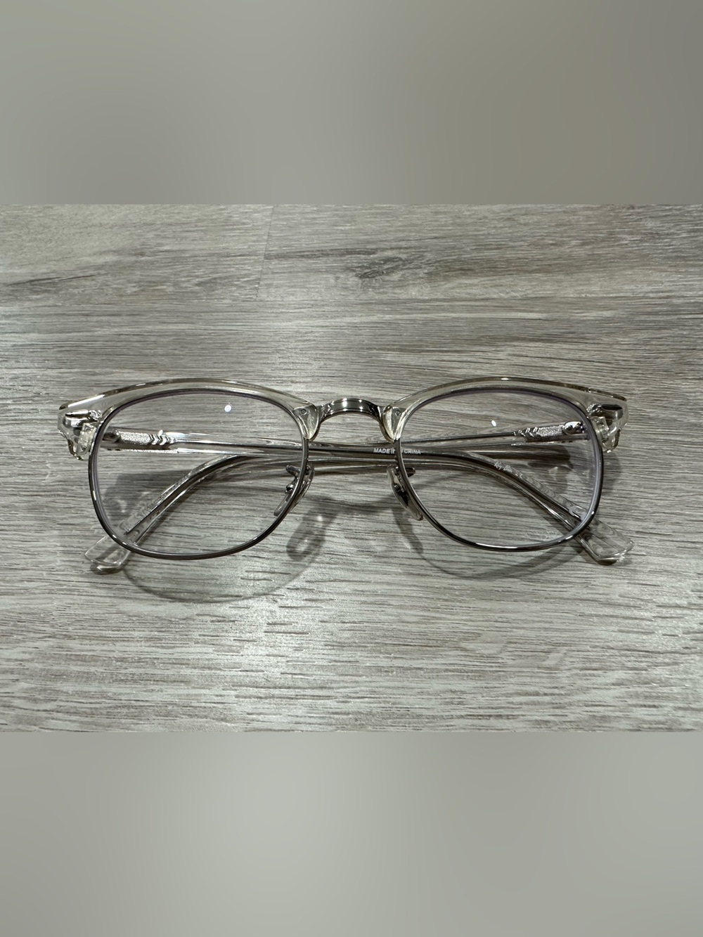 CH209 Ray-Ban RB5154 2001 51-21-145 Clear Silver Eyeglasses FRAME ONLY
